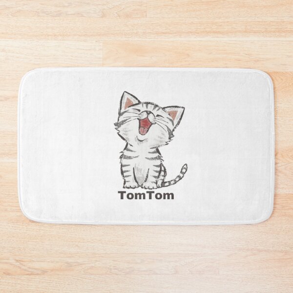 Item preview, tomtom cat sticker designed and sold by funkyfreshfinds.