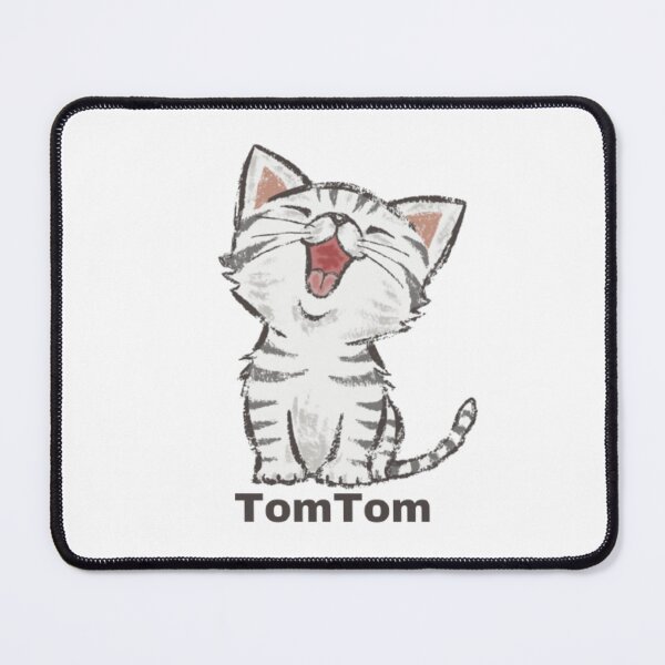 Item preview, tomtom cat sticker designed and sold by funkyfreshfinds.