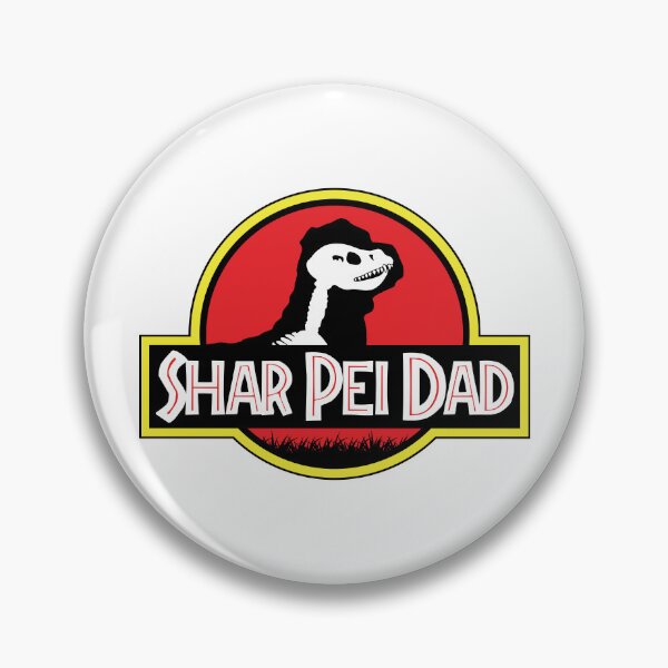 Item preview, (For Bright Background) Jurassic Shar Pei Dad designed and sold by More Cute Dogs.