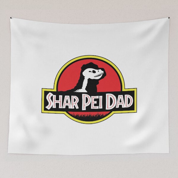 Item preview, (For Bright Background) Jurassic Shar Pei Dad designed and sold by More Cute Dogs.