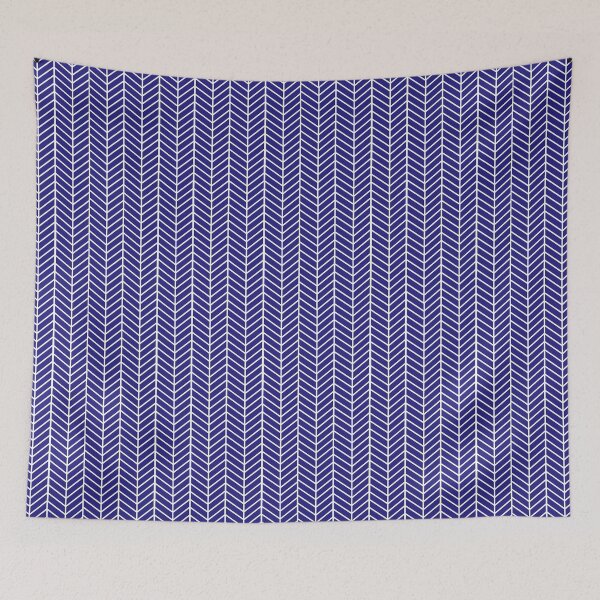 Item preview, Navy Herringbone Pattern - Dark Blue Herring Bone Texture designed and sold by inspirationzgal.