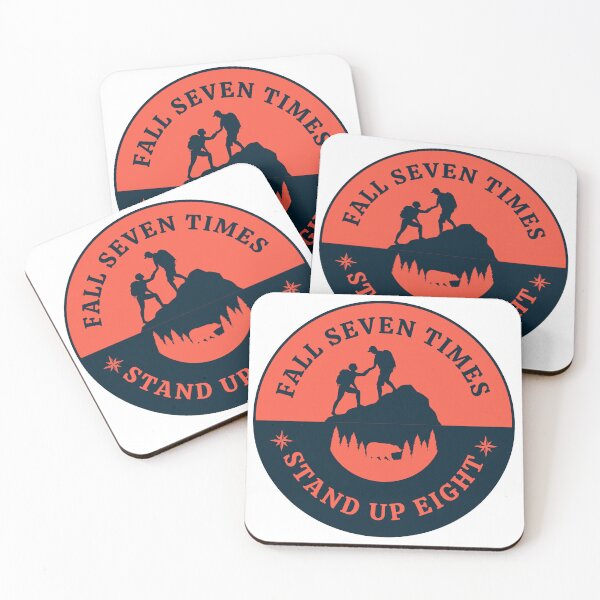 Item preview, Fall Seven Times, Stand up Eight designed and sold by Pixel4Art.
