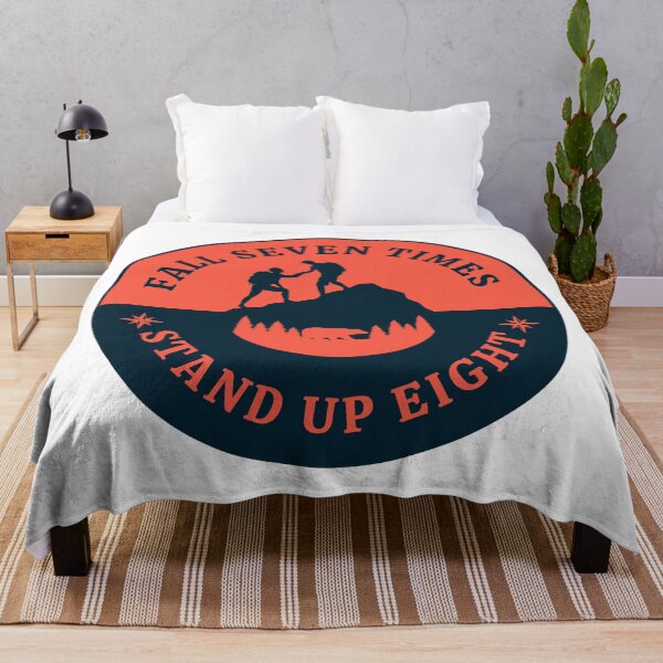 Item preview, Fall Seven Times, Stand up Eight designed and sold by Pixel4Art.