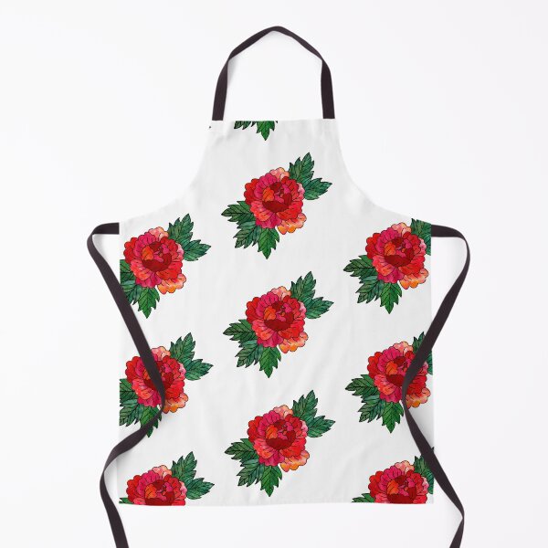 Item preview, Traditional Tattoo-Style Flower | Peony | Tattoo Flash | Watercolor Flower designed and sold by Colorcore.