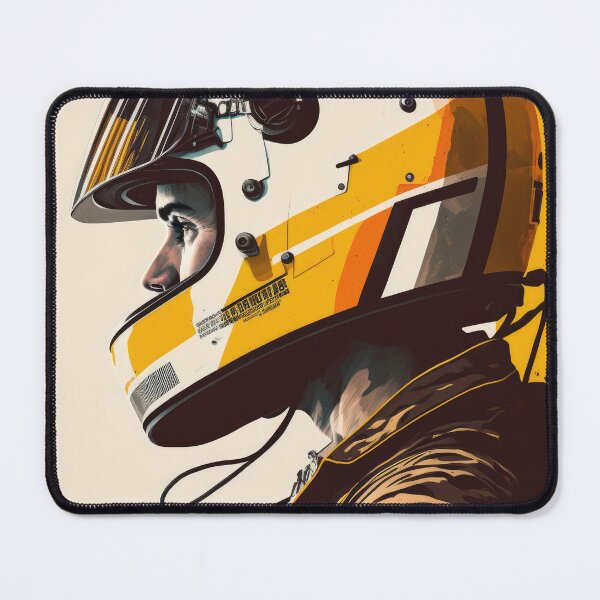 Item preview, Retro poster - racing driver orange designed and sold by PixelPack Design.