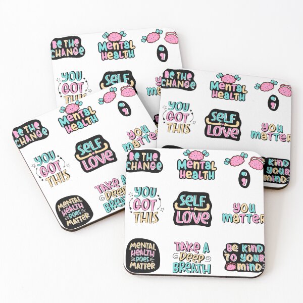 Item preview, Mental Health Quotes sticker pack designed and sold by MagicStrawberry.