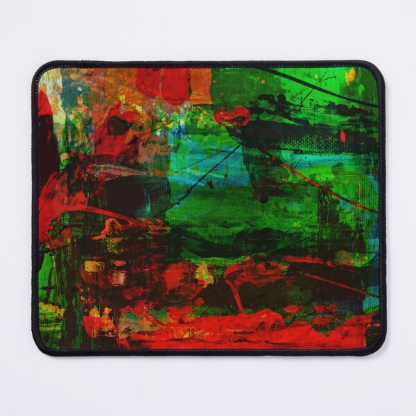 Item preview, Abstract in Red and Green designed and sold by Jinx Davis.