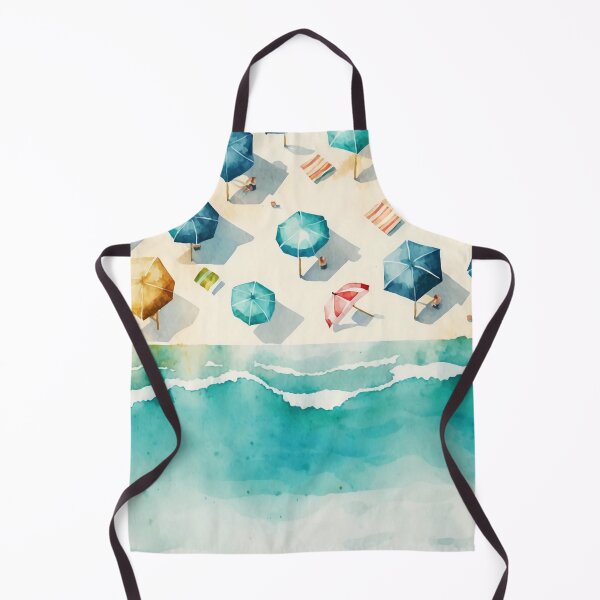 Item preview, Summer beach watercolor #6 designed and sold by NatureSight.