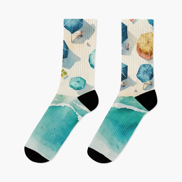Item preview, Summer beach watercolor #6 designed and sold by NatureSight.
