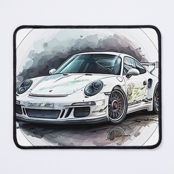 Item preview, Porsche on wheels of fire designed and sold by Cumulonimbusart.