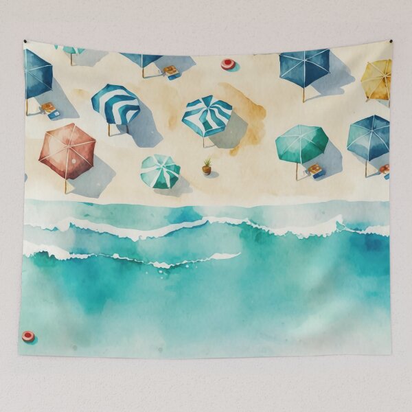 Item preview, Summer beach watercolor #7 designed and sold by NatureSight.