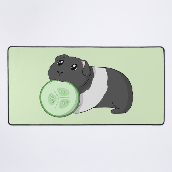 Item preview, Guinea Pig Eating Cucumber designed and sold by Meowrye.