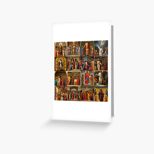 The Appearance of Christ Before the People Greeting Card