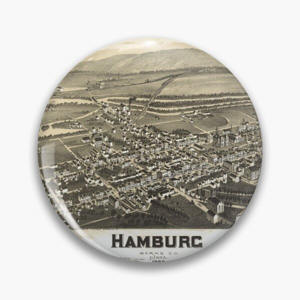 Item preview, Hamburg, Pennsylvania (1889) designed and sold by allhistory.
