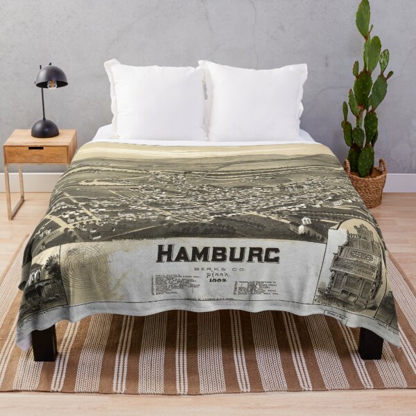 Item preview, Hamburg, Pennsylvania (1889) designed and sold by allhistory.