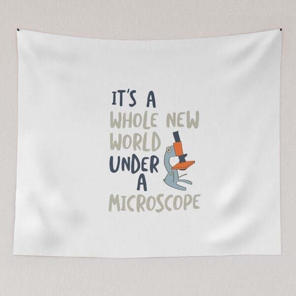Item preview, Microbiology Saying It's a Whole New World Under a Microscope designed and sold by whyitsme.