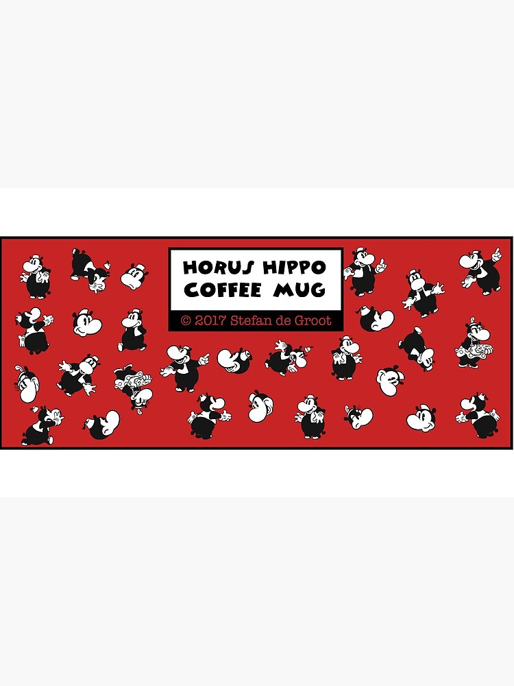 Thumbnail 6 of 6, Coffee Mug, Horus Hippo - Coffee Mug designed and sold by Stayf.