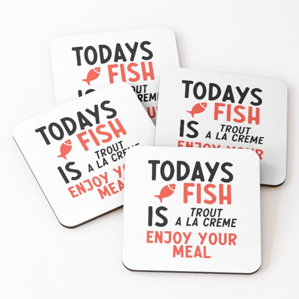 Artikelvorschau, Der heutige Fisch ist Forelle a la Creme. Genießen Sie Ihre Mahlzeit - Red Dwarf Quote - Cat entworfen und verkauft von JustSimpleUK.
