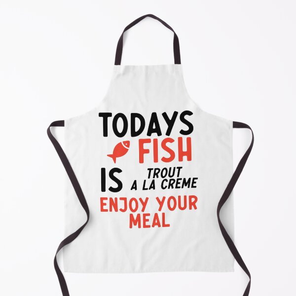 Item preview, Todays Fish Is Trout a la Creme Enjoy Your Meal - Red Dwarf Quote - Cat designed and sold by JustSimpleUK.