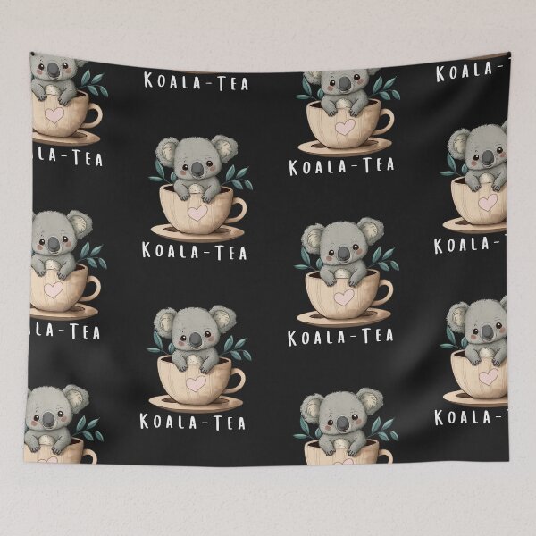 Item preview, Koala Tea pun Kawaii Cute Panda In Tea Cup designed and sold by KawaiiMotto.