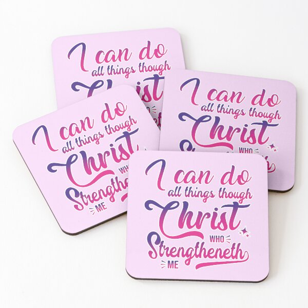 Item preview, I can do all things through Christ who strengthens me - A christian Design in color designed and sold by berea.cl.