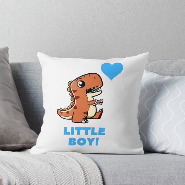 Item preview, Little Boy Dinosaur Blue Heart designed and sold by BoomBoomBaby.