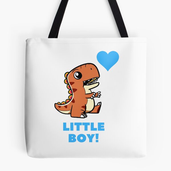 Item preview, Little Boy Dinosaur Blue Heart designed and sold by BoomBoomBaby.