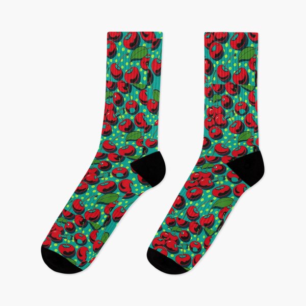 Item preview, Retro cherries designed and sold by SirenMoon.