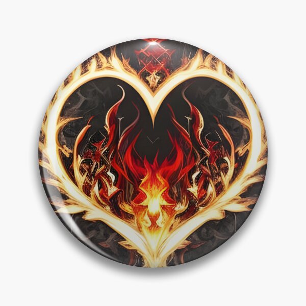 Item preview, Geometric Flame Heart designed and sold by srock442.