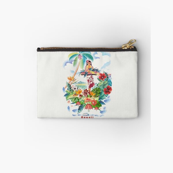 Item preview, Vintage Hawaiian Travel Poster designed and sold by J Marielle Designs.