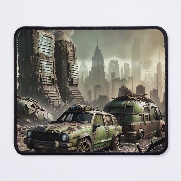 Item preview, Nuclear Fallout: Abandoned Cars and Ruins designed and sold by CreationP.