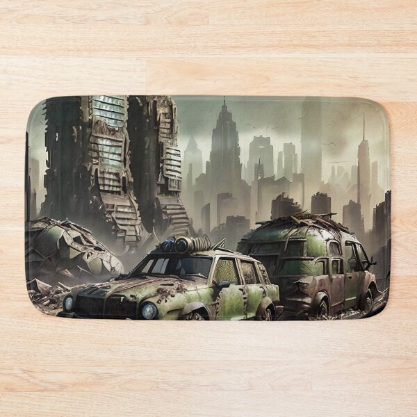 Item preview, Nuclear Fallout: Abandoned Cars and Ruins designed and sold by CreationP.