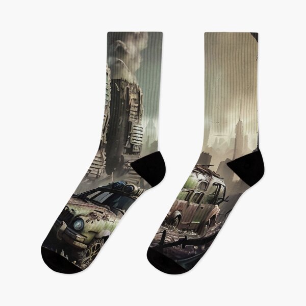 Item preview, Nuclear Fallout: Abandoned Cars and Ruins designed and sold by CreationP.