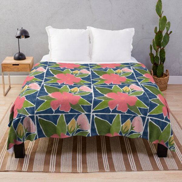 Item preview, Floral tile designed and sold by PrettywithColor.