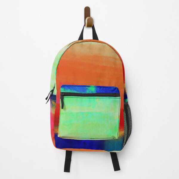 Item preview, Green over Red Abstract designed and sold by The Iconic Minimalist.