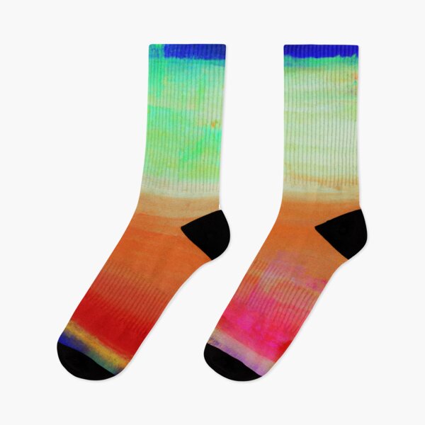 Item preview, Green over Red Abstract designed and sold by The Iconic Minimalist.