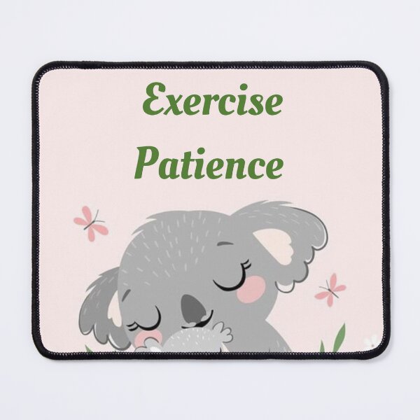 Item preview, Exercise patience cute panda 2 designed and sold by Friendly-Shop.