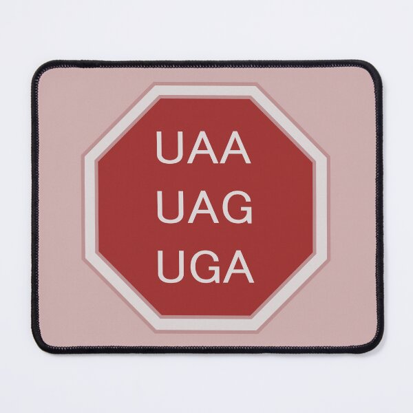 Item preview, Stop codon traffic sign designed and sold by Gebiologeerd.