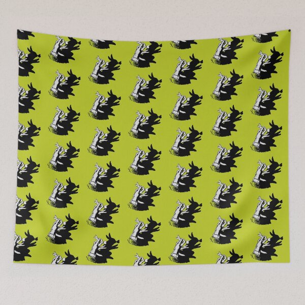 Item preview, Easter Lovely Black Bunny Silhouette With Butterfly designed and sold by Zazizu.
