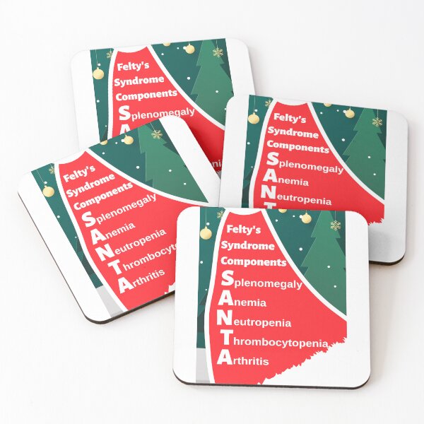 Item preview, Felty's Syndrome Components Mnemonic: SANTA designed and sold by Caregiverology.