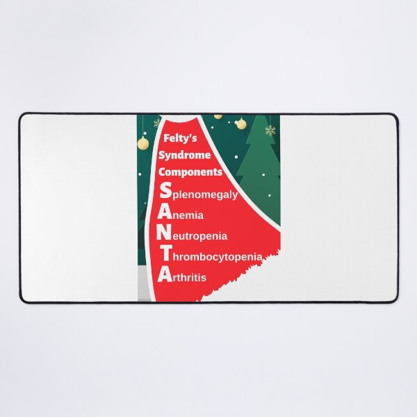 Item preview, Felty's Syndrome Components Mnemonic: SANTA designed and sold by Caregiverology.