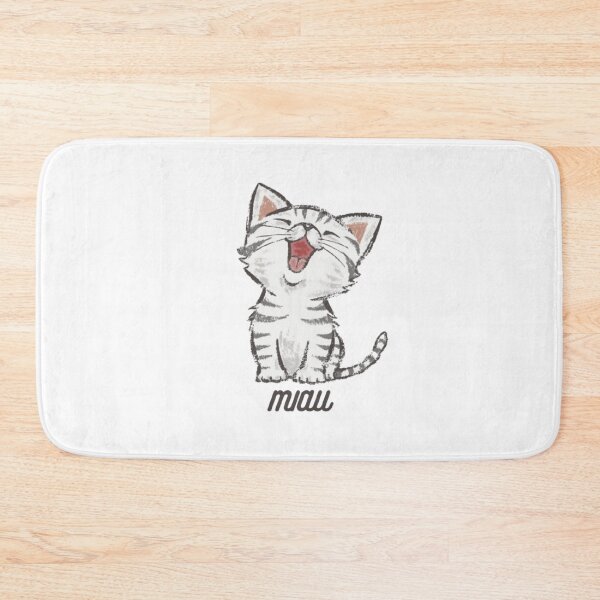 Item preview, Miau - Cheeky Cute Cat designed and sold by funkyfreshfinds.