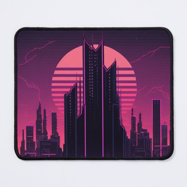 Item preview, 80s Synthwave Cybernetic Skyline designed and sold by RESToRAPTOR.