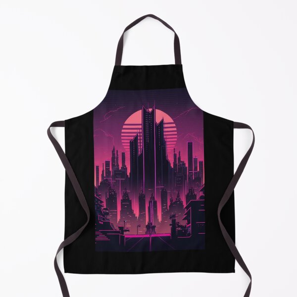 Item preview, 80s Synthwave Cybernetic Skyline designed and sold by RESToRAPTOR.