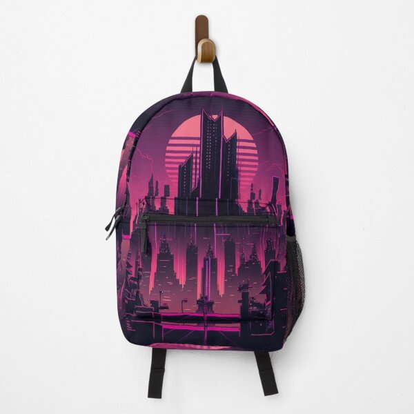 Item preview, 80s Synthwave Cybernetic Skyline designed and sold by RESToRAPTOR.
