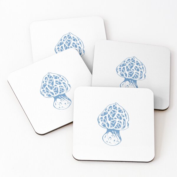 Item preview, Mesh blue and white mushroom designed and sold by MalkyTea.