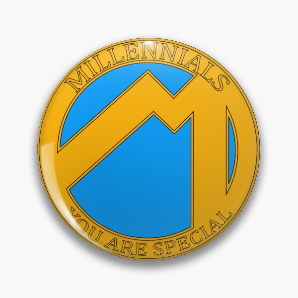Item preview, Millennials Badge designed and sold by SirGryphon's Art.