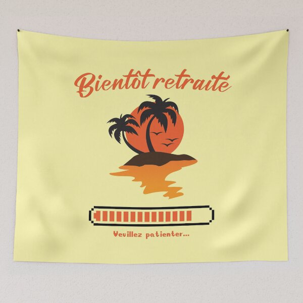 Item preview, Retirement, Retiring soon please wait orange, Gift designed and sold by Ksmith-Style.