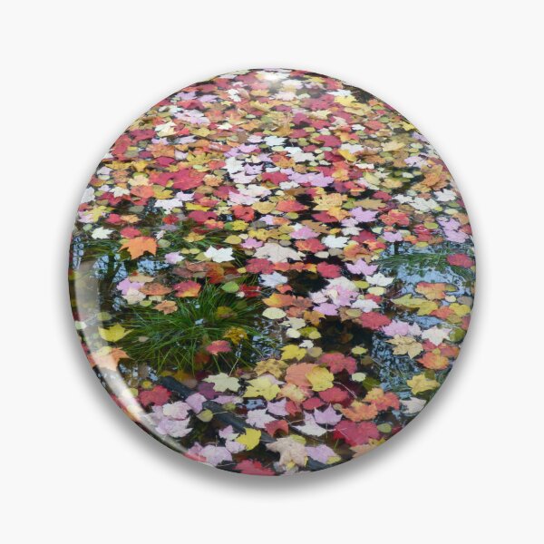 Item preview, Fall Leaves on a Pond By Brandon Cable designed and sold by BrandonArtWorld.