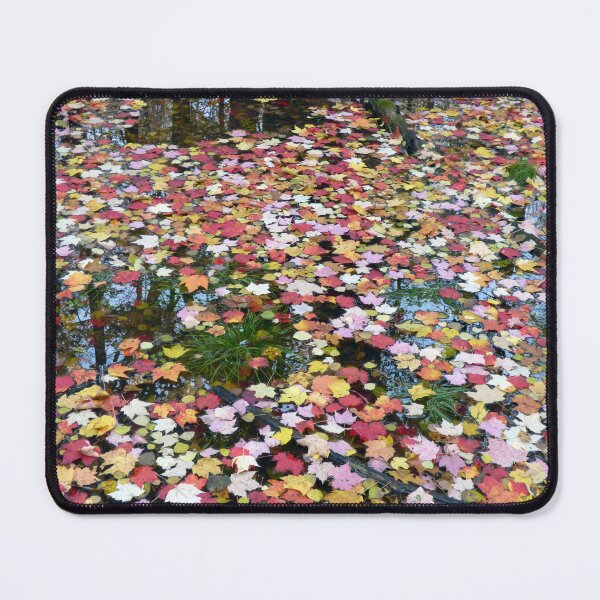 Item preview, Fall Leaves on a Pond By Brandon Cable  designed and sold by BrandonArtWorld.